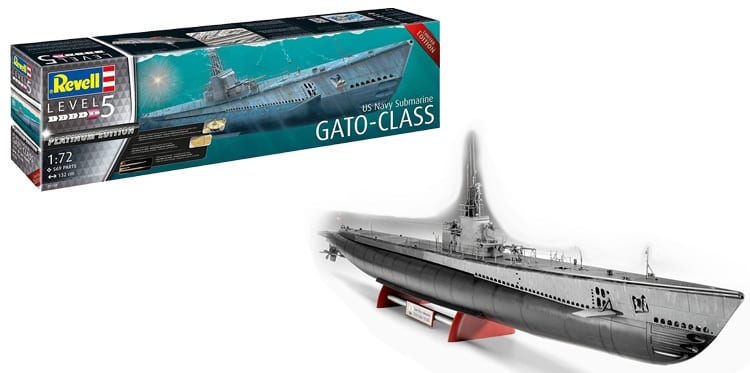 Maquette-US-Navy-Gato-platinum-edition-Revell