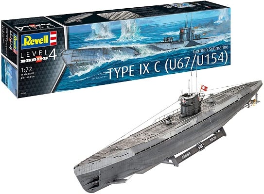 Maquette-sous-marin-allemand-First-Patrol-1941-Revell