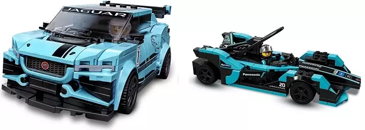 maquette-Jaguar Racing-GEN2-Jaguar I-Pace-e-Trophy-Lego
