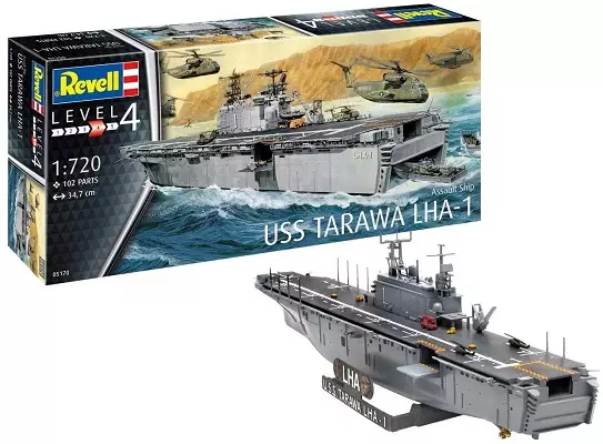 maquette-USS-Tarawa-Revell