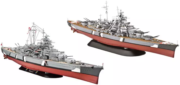 maquettes-cuirasse-Bismarck-revell