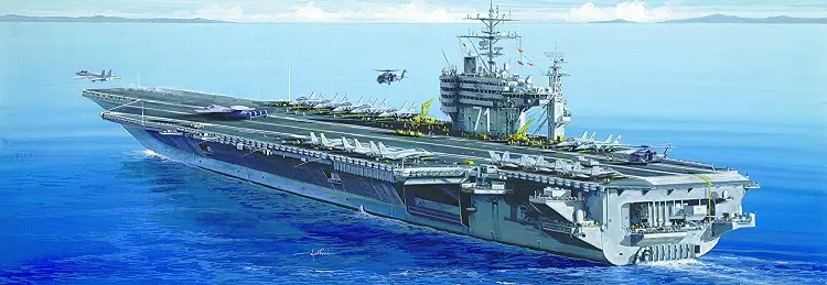 maquette-USS-Theodore-Roosevelt-Italeri